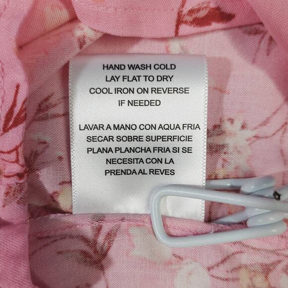 BEBPOP XS juniors pink floral short sleeve cutout romper NWT B126 - Picture 10 of 10